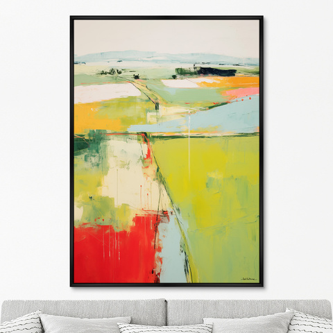 ArtNoMore - Репродукция картины на холсте Landscape collection, Lines, No 2, 2024г.