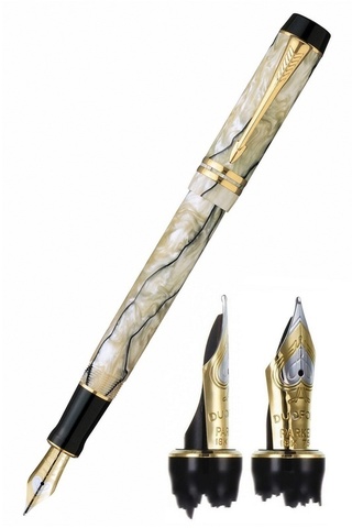 Ручка перьеваяParker Duofold Pearl & Black, M (S0767400)