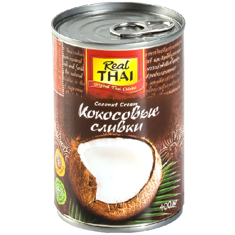 Кокосовые сливеки 95% Real Thai 400 мл купить