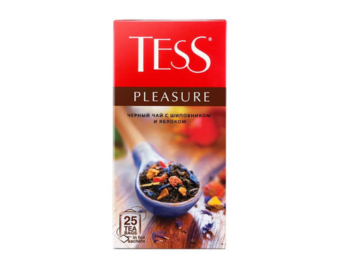 купить Чай черный в пакетиках Tess Pleasure 25 пак/уп