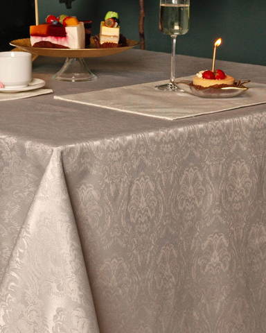 Скатерть 140х180 Sofi De MarkO Эллиада серая