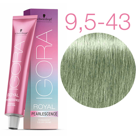 Schwarzkopf Igora Royal Pearlescence 9,5-43 Светлый блондин пастельный ментол