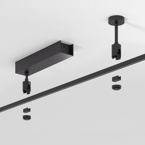 Декоративная стойка с вводом питания  (с местом под  трансформатор) h124mm Elektrostandard Esthetic Magnetic 85140/00