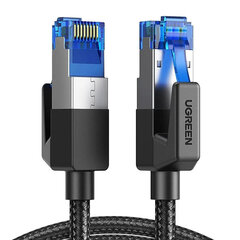 Кабель UGREEN NW153 (80432) Cat8 CLASSⅠF/FTP Round Ethernet Cable With Braid 3м черный