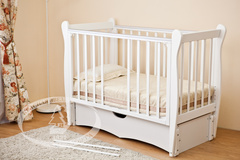 С 777 Кровать детская "Сибирочка" (слоновая кость)