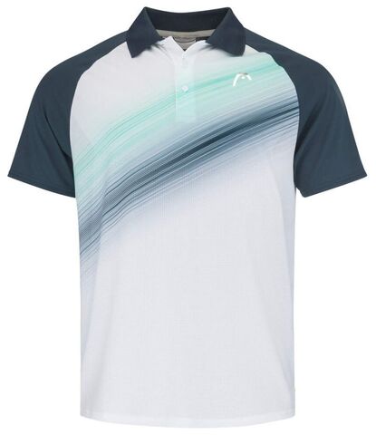 Теннисное поло Head Performance Polo Shirt - navy/print perf
