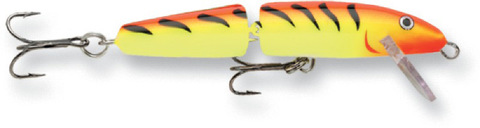 Воблер плавающий Rapala Jointed J09-HT (1,5м-2,1м, 9 см 7 гр)