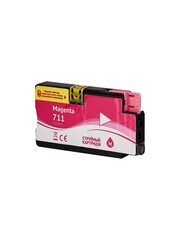 Струйный картридж Sakura CZ131A (№711 Magenta) для HP Designjet T120/T520 ePrinter, водорастворимый тип чернил, пурпурный, 26 мл.