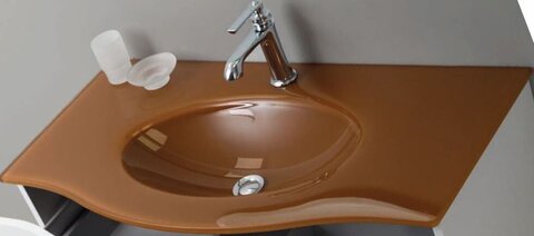 Cezares PETALO-ORO-800-VTR PETALO-ORO-800-VTR Стеклянная раковина-столешница Oro 780x490