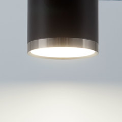 Накладной потолочный светодиодный светильник Elektrostandard DLR024 6W черный матовый