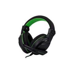 Гарнитура игровая Harper Gaming GHS-R102, проводная, 2м, черный / зеленый