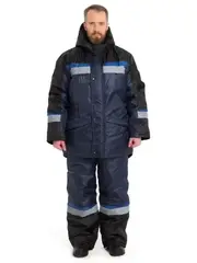 Костюм утепленный "Градус" цв.СИН/черн/василек (р.60-62/194-200)