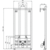 Инсталляция для биде Ideal Standard W589667