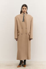 Пальто объемного кроя