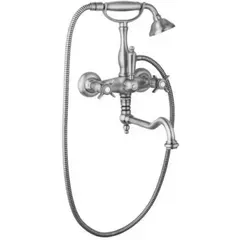 Cezares LORD-VDF-01-M LORD-VDF-01-M Смеситель для ванны с поворотным изливом, с ручным душем, Хром, ручка ручного душа Хром фото
