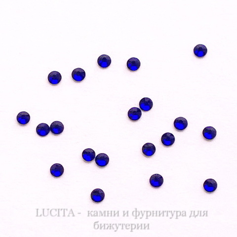 2058 Стразы Сваровски холодной фиксации Cobalt ss 5 (1,8-1,9 мм), 20 штук (WP_20140814_14_03_38_Pro)
