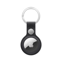 Тканевый брелок с заводным кольцом Apple FineWoven Key Ring для AirTag, Black (Черный)