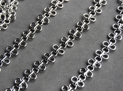 Цепочка ширина 11 мм, покрытие родий