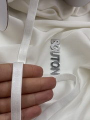 Резинка бельевая для бретелей белая