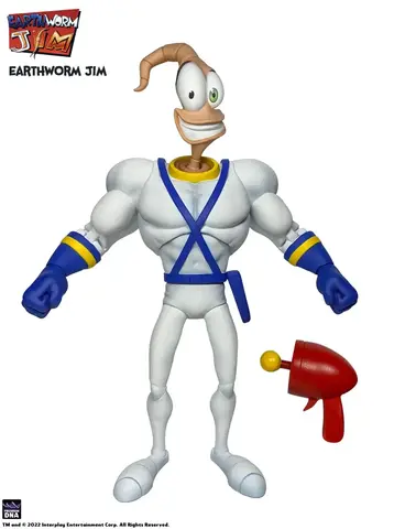 Фигурка Червяк Джим из игры Earthworm Jim