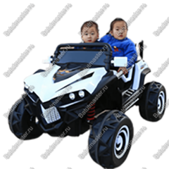 Детский электромобиль "Jeep LT" белый, стандартная комплектация