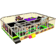 Батутная арена "Гладиаторы" 10,5x8x3 м