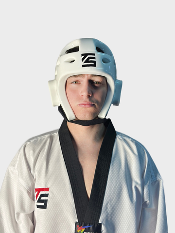 Шлем для тхэквондо белый Tomorrow Star