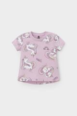 фуфайка  для девочки  КР 302686/ледяная орхидея,единороги к537