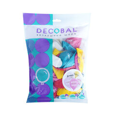 Д 12''/30 см, С Днем Рождения! Дочка, Ассорти, пастель, 10 шт.