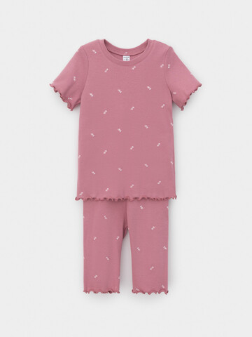 пижама  для девочки  К 1632/пепельная роза,маленькие листья