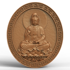 Силиконовый молд камея в оправе 