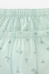 трусы/ уп  для мальчика  К 1912-2уп/голубая дымка,пальмы