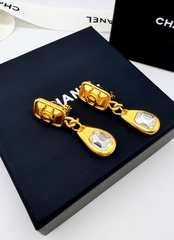 Серьги CHANEL с подвесками в винтажном стиле