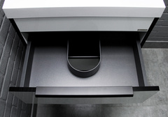 Тумба подвесная Форта (Forta) B2 Белый Домино под умывальник 