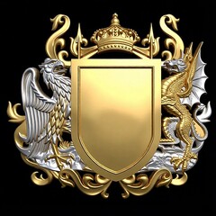 Силиконовый молд № 455 Герб фамильный