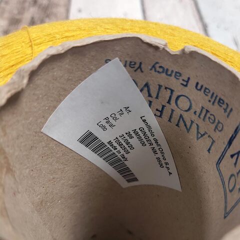 Лен фламе LANIFICIO DEL'OLIVO GINGER 950 желтый