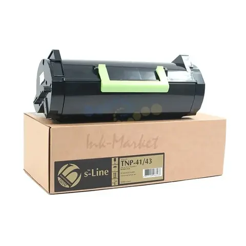 Тонер картридж БУЛАТ s-Line TNP-41, TNP-43 для Konica Minolta bizhub 3320 (Чёрный, 10000 стр.), универсальный