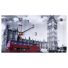 Часы 21 Bek настольные 1323-508 "Биг Бен и автобус"