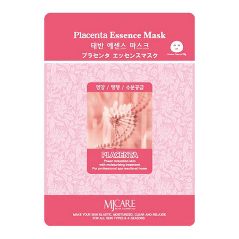 МЖ Essence Маска тканевая плацента Placenta Essence Mask 23гр