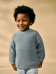 Джемпер вязаный для мальчика Next 430-632, Голубой