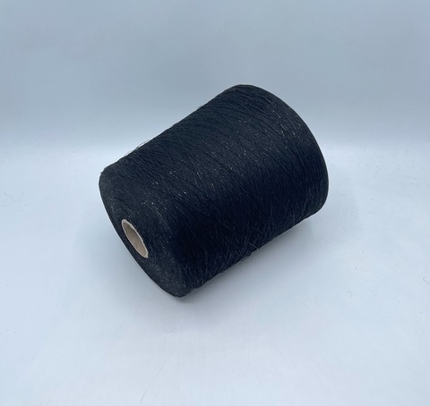 Industria Italiana (пр.Италия),art- Frizzante 3500 м/100гр, 70%Вискоза, 15%Металлик(Люрекс), 15%Полиамид, цвет-Черный(201). арт-35914