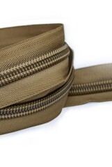 Молния спираль рулонная Т10, 34 гр/м, Coyote Brown (Койот Браун)