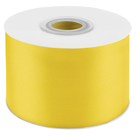 Лента Атласная (5см*22,85м) Желтый.