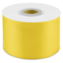 Лента Атласная (5см*22,85м) Желтый.
