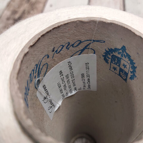 Меринос с кашемиром (10%) LORO PIANA REAL CHIC 2/64 белый натуральный