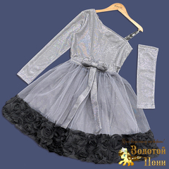Платье+юбка праздничное д (9-13) 261110-J4003