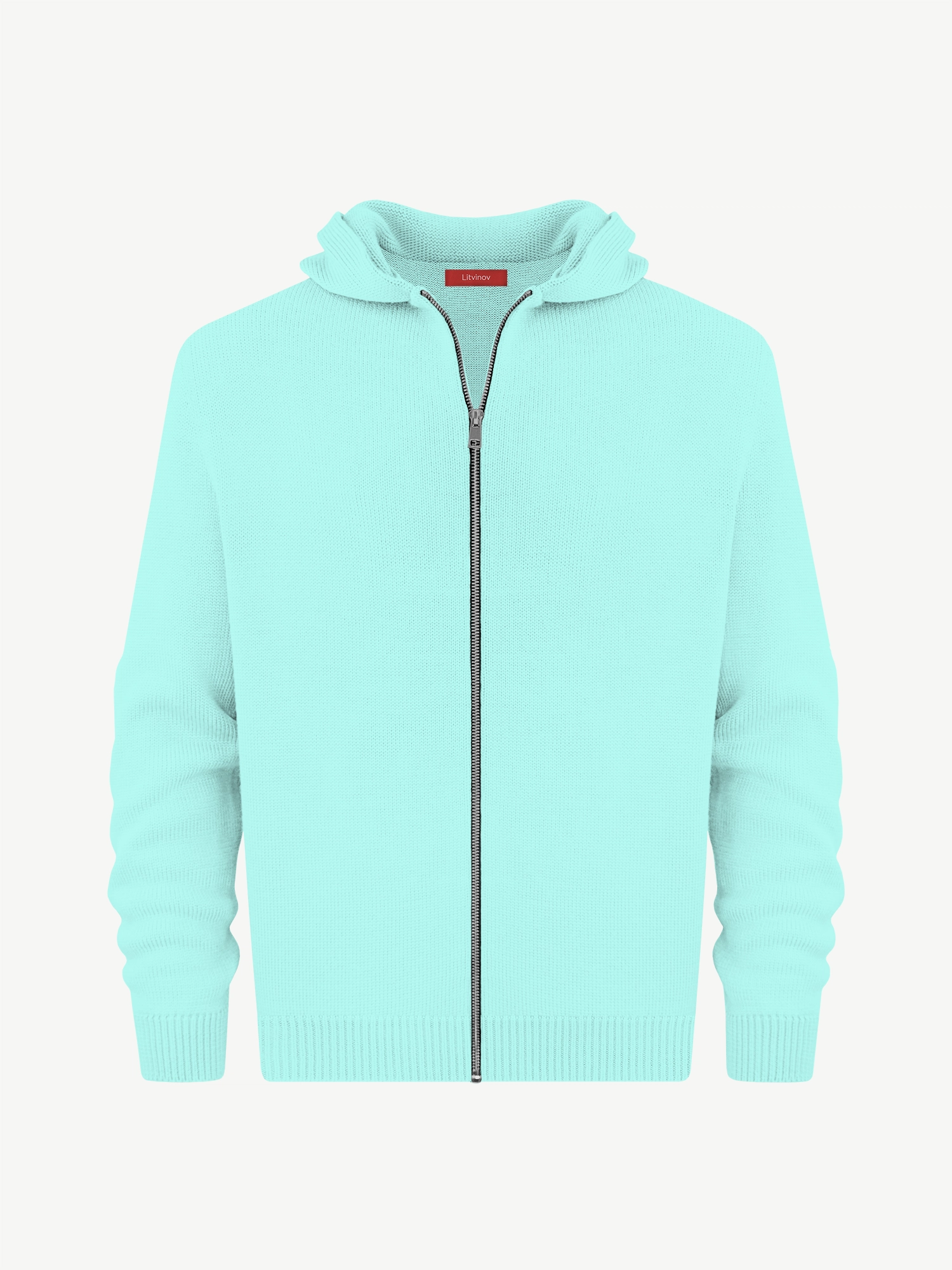 Толстовка на замке из экохлопка