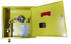 Шкафной газораспределительный пункт ГРПШ-ОХТА-RF-25-1-НП-С4-Ф-П1 исп.25/1