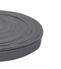 Тесьма окантовочная ёлочка, ш. 2,2 см, 7,5 гр/м, серый