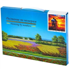 
          Картина по номерам Alingar, 30х40 см, 20 цветов, с акриловыми красками, холст на подрамнике, "Влюбленная пара"
